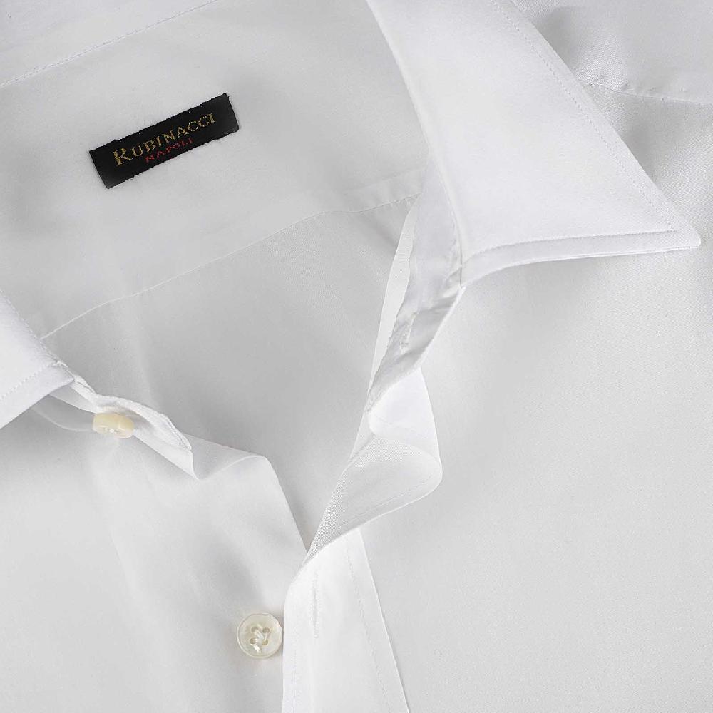 Rubinacci Camicia in cotone bianca Nuovi prodotti