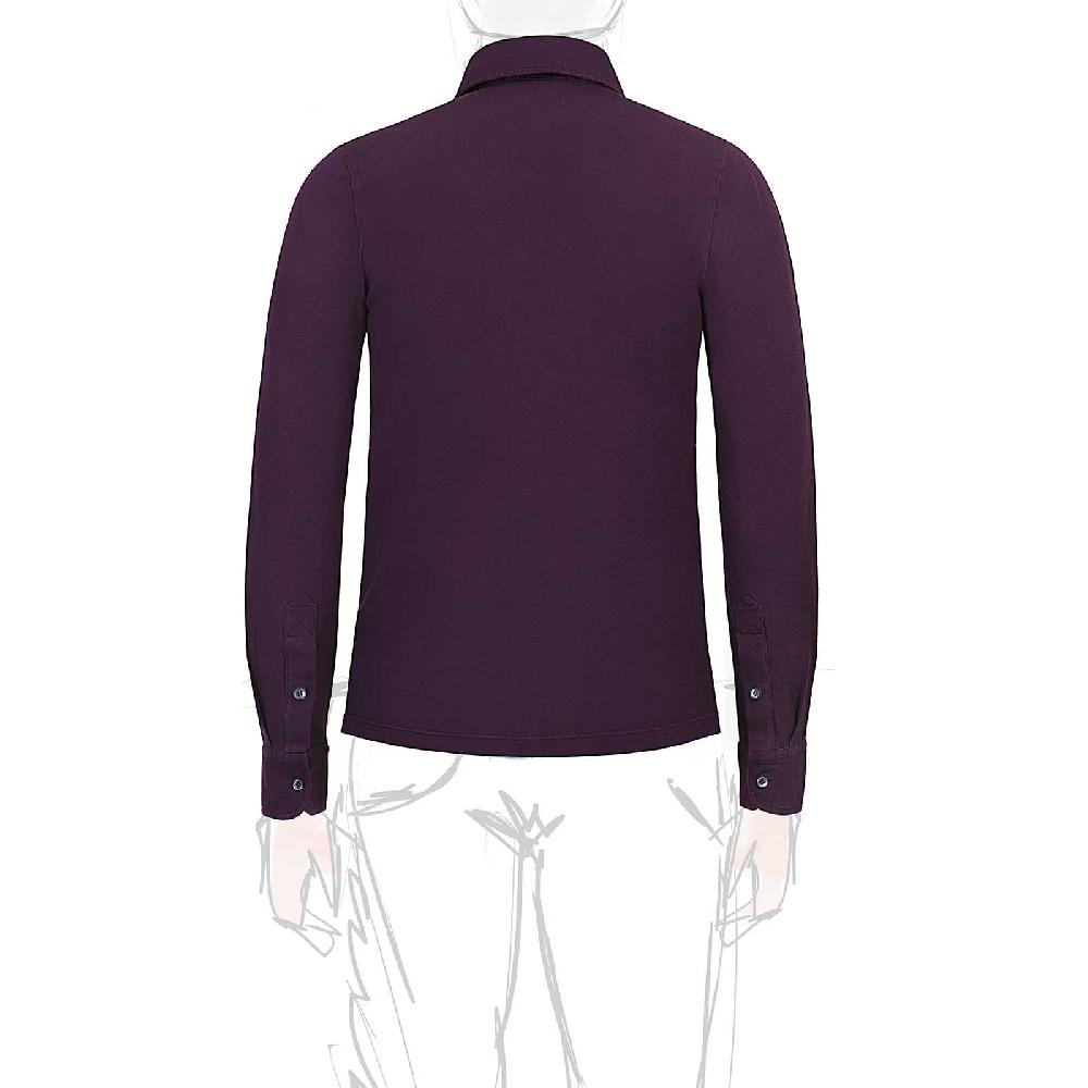 Rubinacci Camicia in piquet vino Offerte speciali