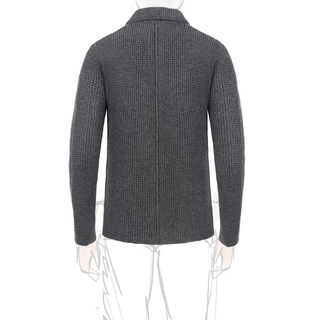 Rubinacci Cardigan cashmere grigio Sconti VIP