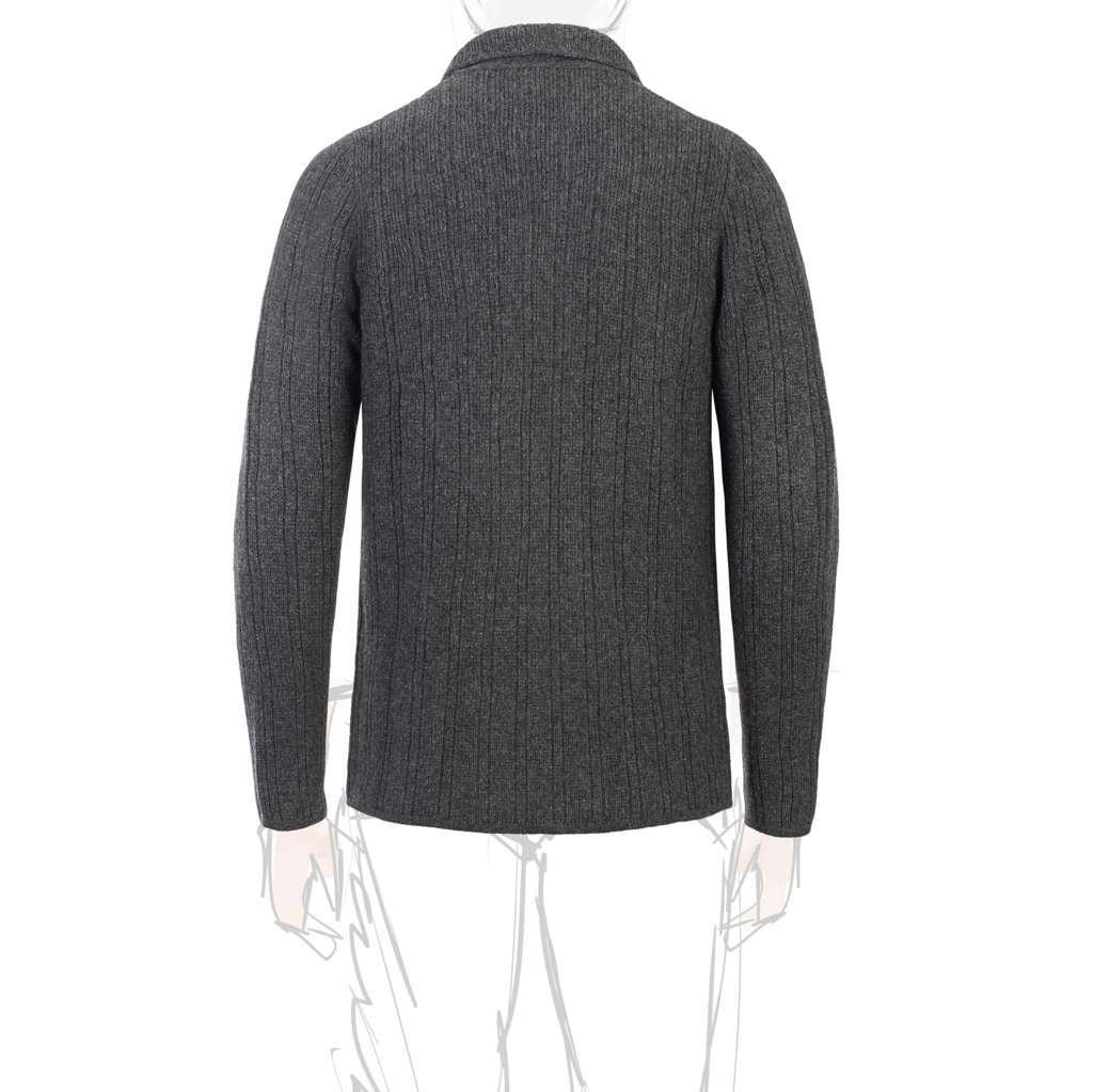 Rubinacci Cardigan doppio petto cashmere grigio Super Saving Price