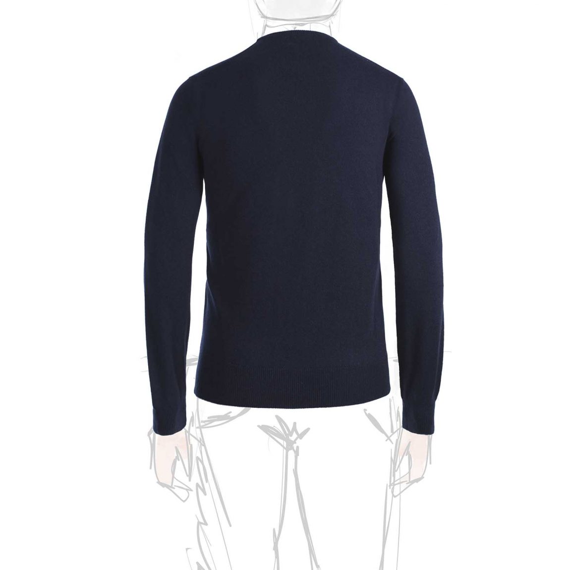 Rubinacci Girocollo in cashmere blu Offerta settimanale