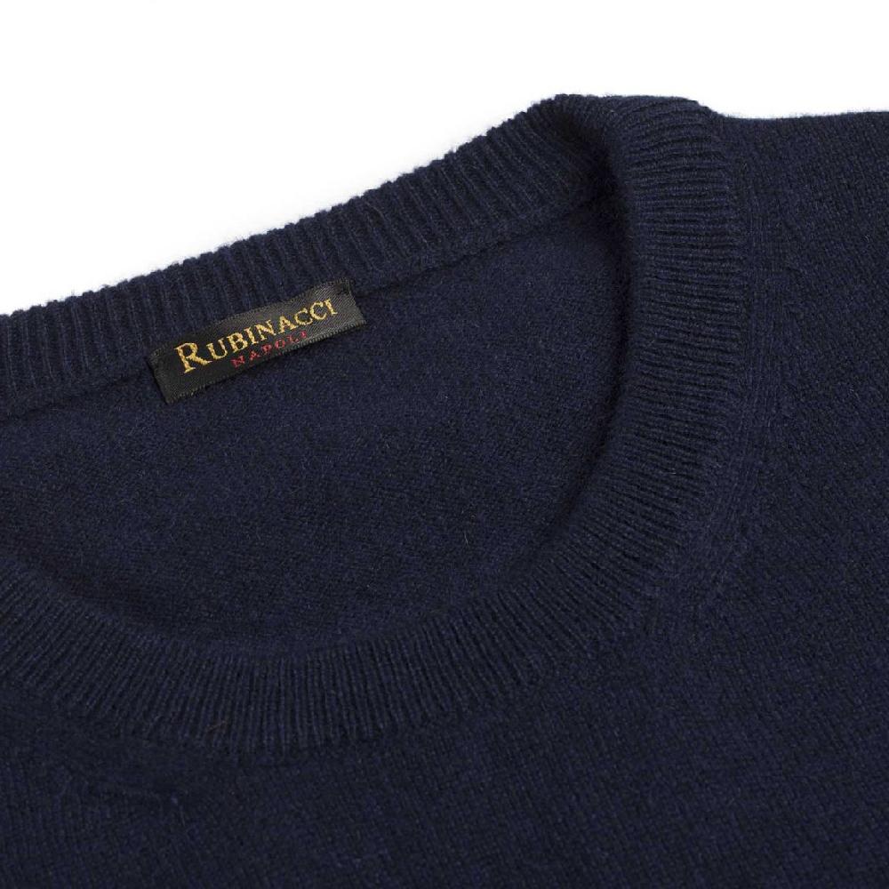 Rubinacci Girocollo in cashmere blu Offerta settimanale