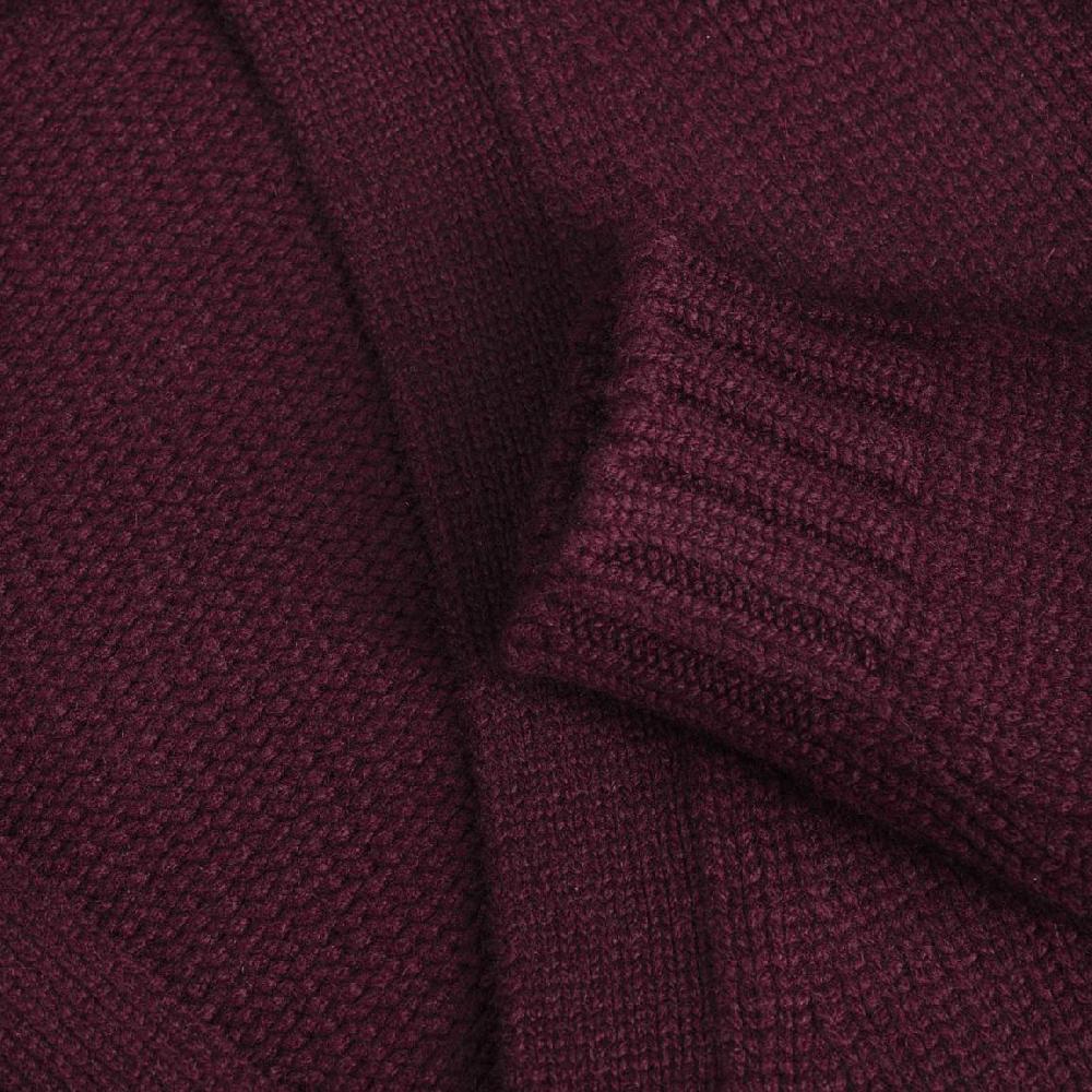 Rubinacci Cardigan cashmere bordeaux Rilascio limitato