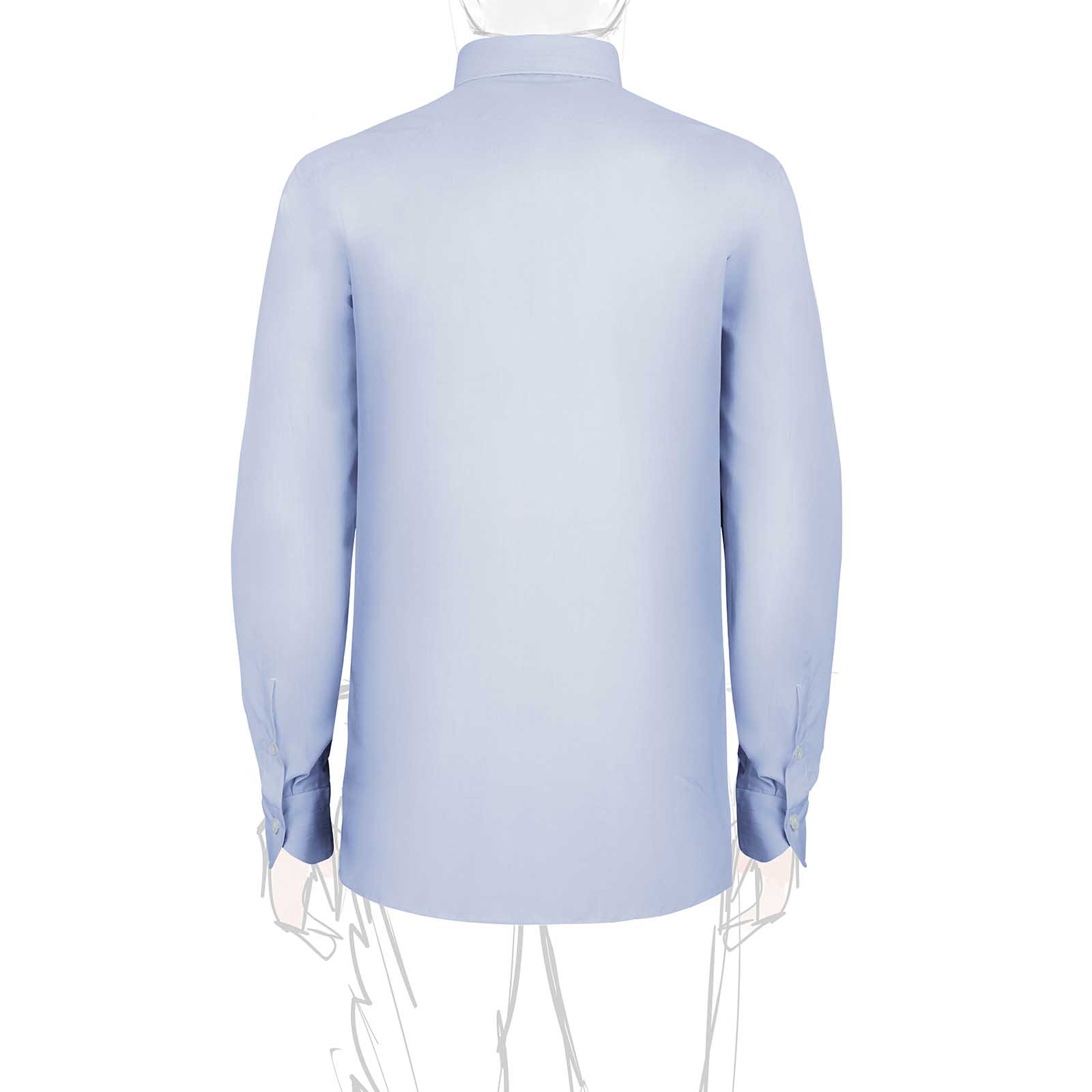 Rubinacci Camicia in cotone azzurra Latest stili