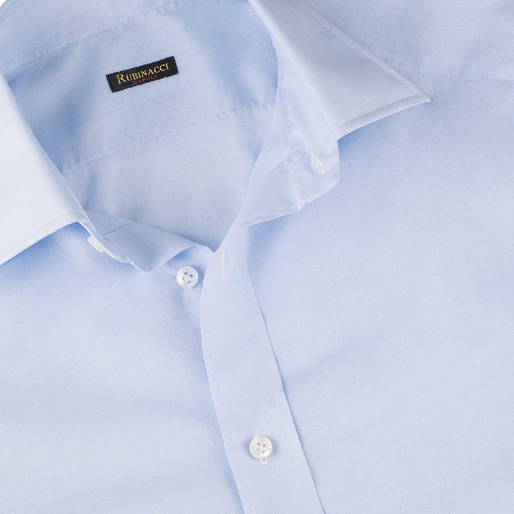 Rubinacci Camicia in cotone azzurra Latest stili
