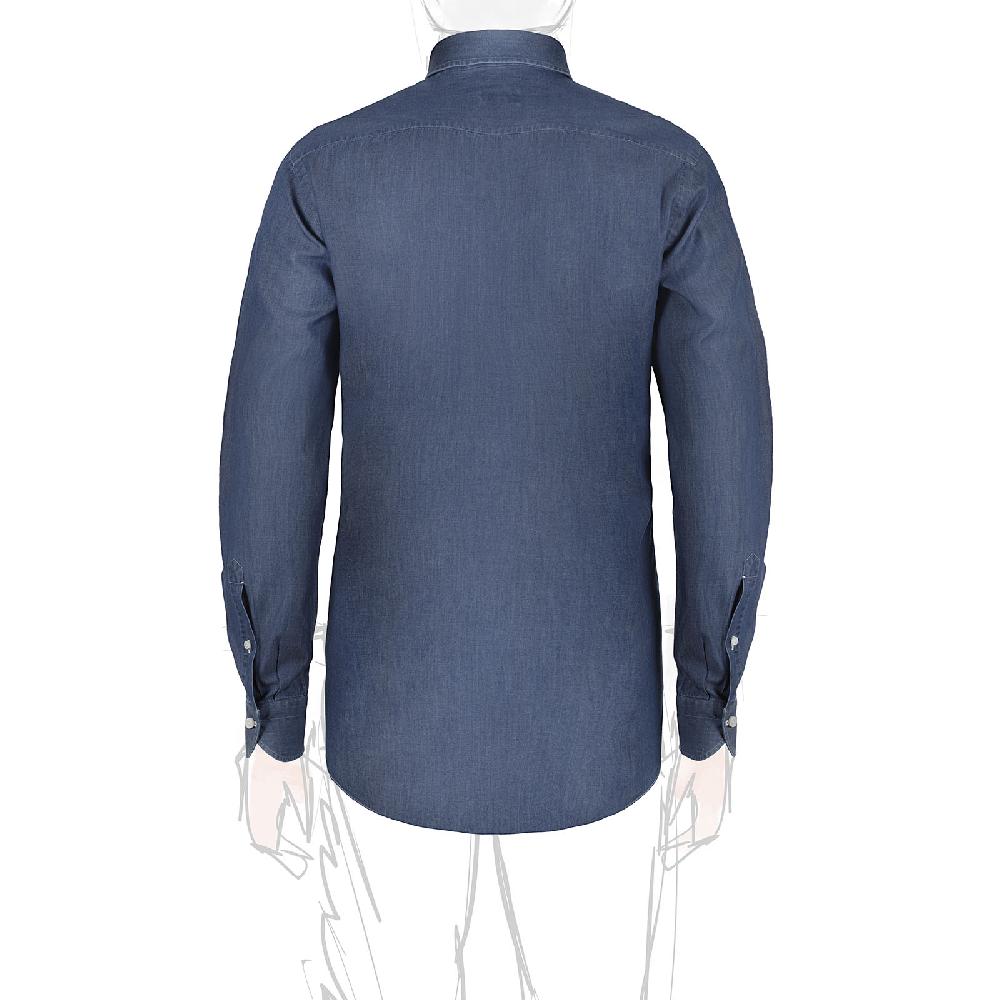 Rubinacci Camicia jeans blu Super sconto