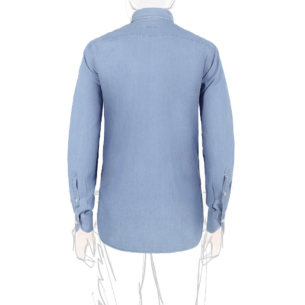 Rubinacci Camicia jeans chiaro Enormi sconti