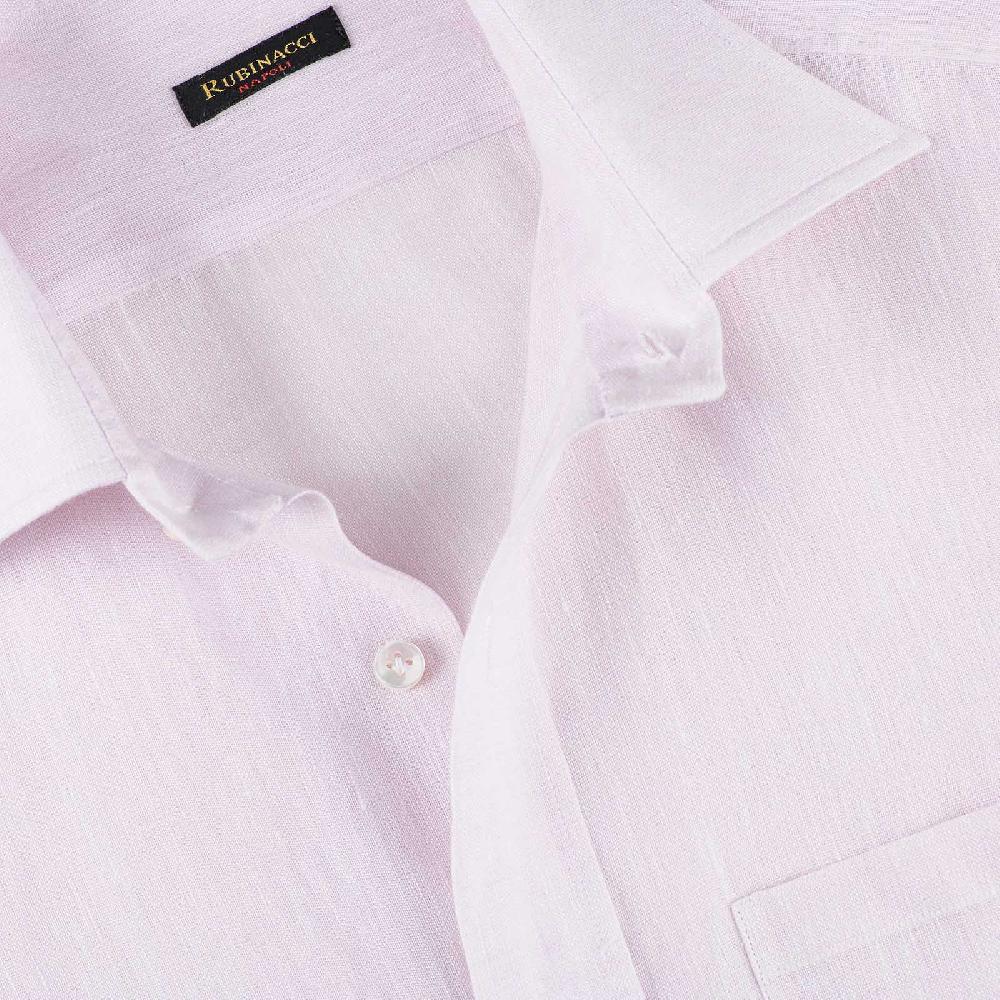 Rubinacci Camicia lino rosa Black Friday Prezzi