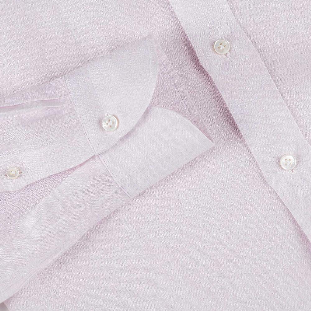 Rubinacci Camicia lino rosa Black Friday Prezzi