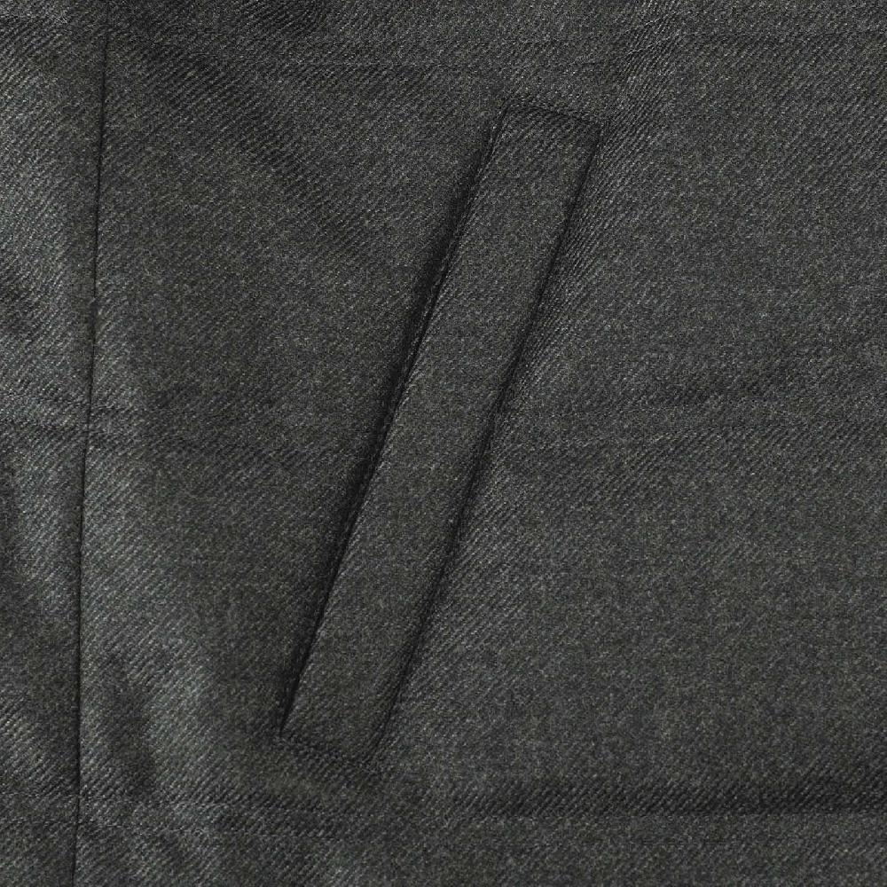 Rubinacci Gilet trapuntato lana e cashmere verde Nuovo