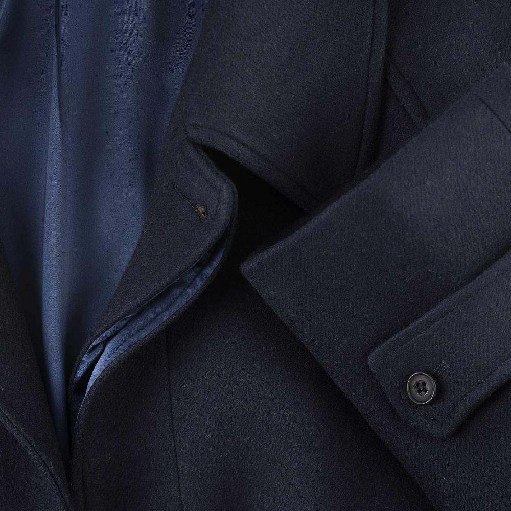 Rubinacci Cappotto raglan in lana skyfall blu Qualità