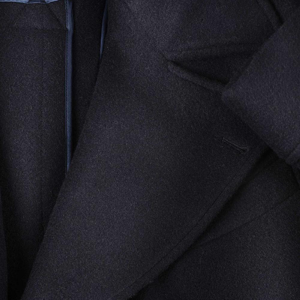 Rubinacci Cappotto ulster in cammello blu Spedizione Gratuita