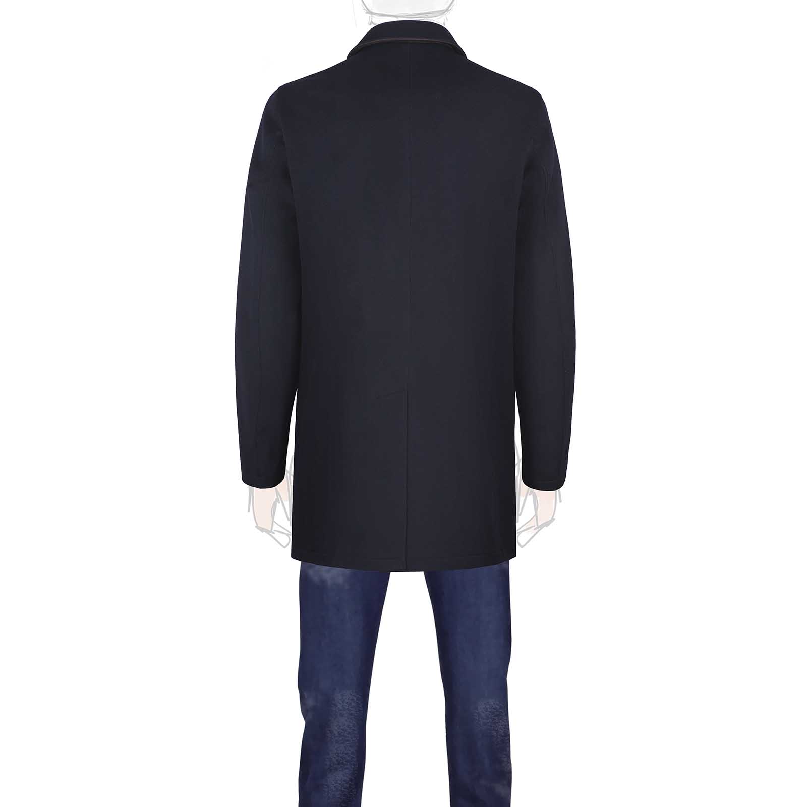 Rubinacci Giaccone in cashmere blu Negozi Online