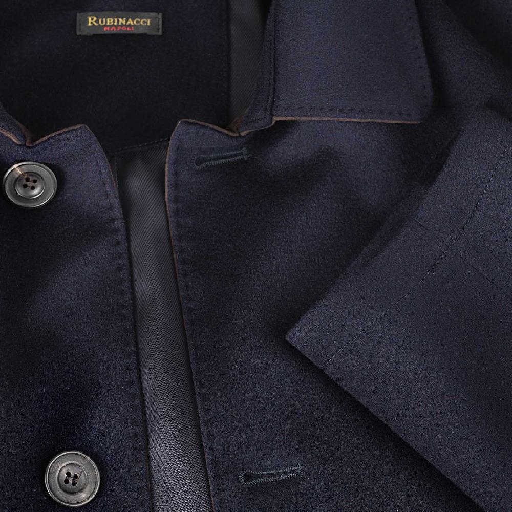 Rubinacci Giaccone in cashmere blu Negozi Online