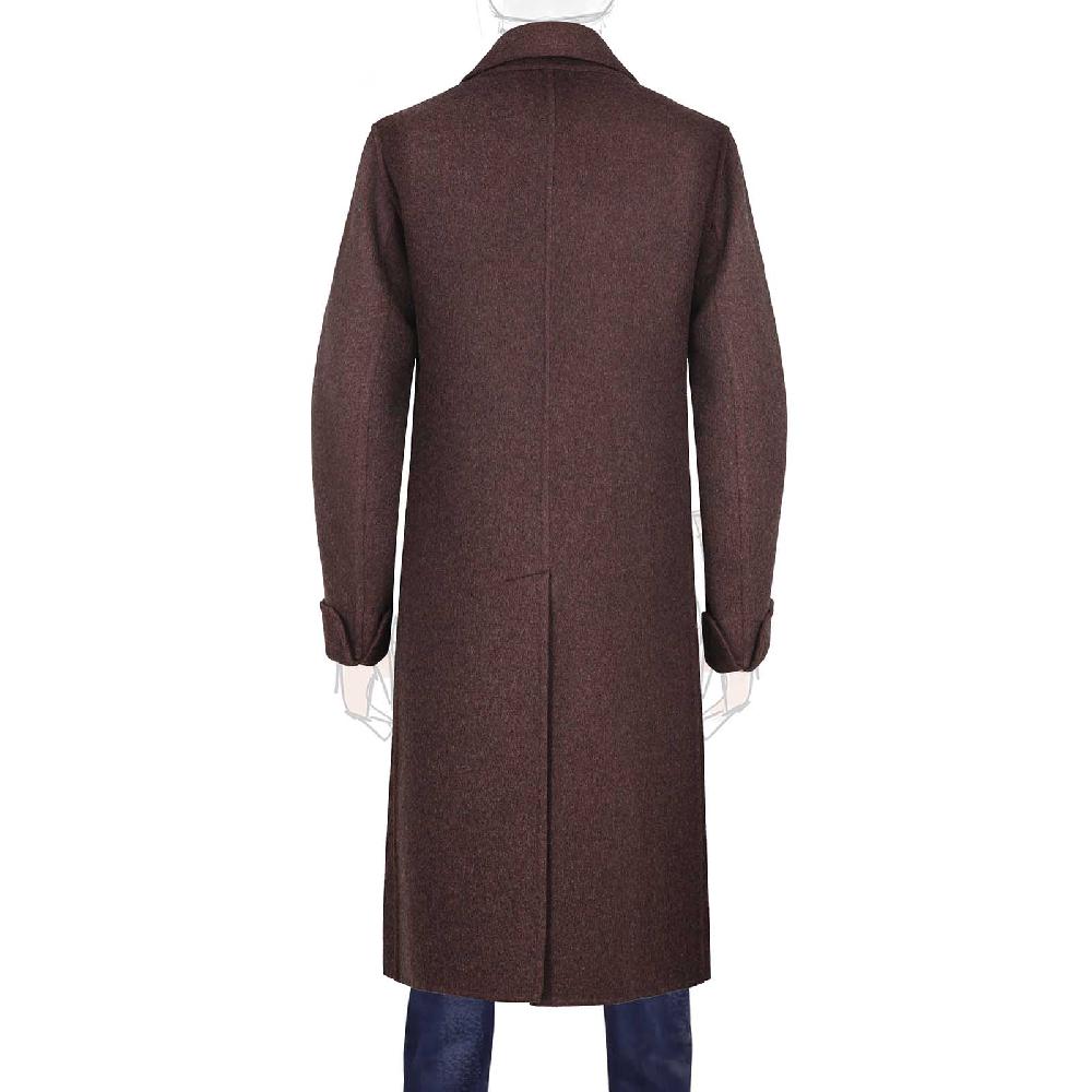 Rubinacci Cappotto doppio petto in cashmere bordeaux Limited Edition Shopping Online