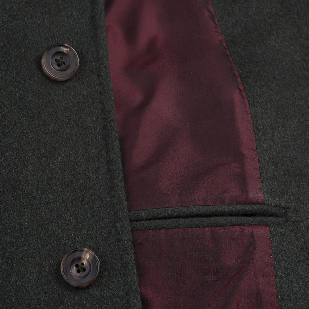 Rubinacci Cappotto in cashmere verde Novità