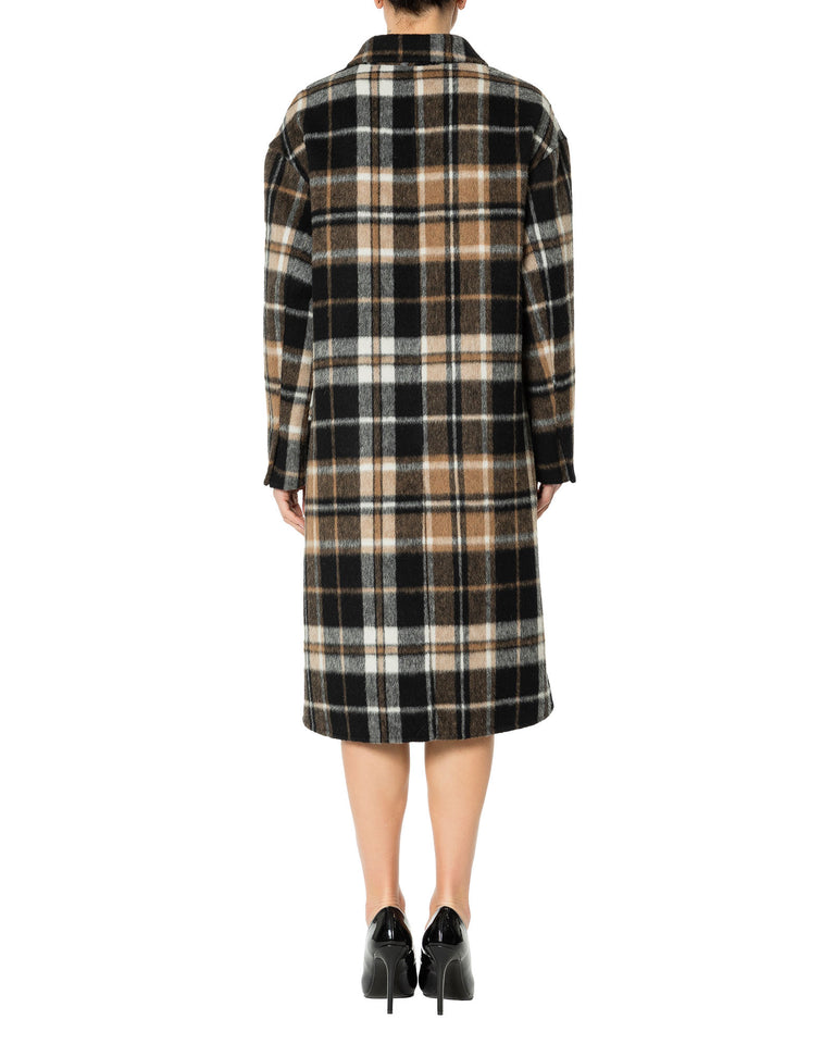 Rrue Bisquit CAPPOTTO CHECK NERO Shopping Online