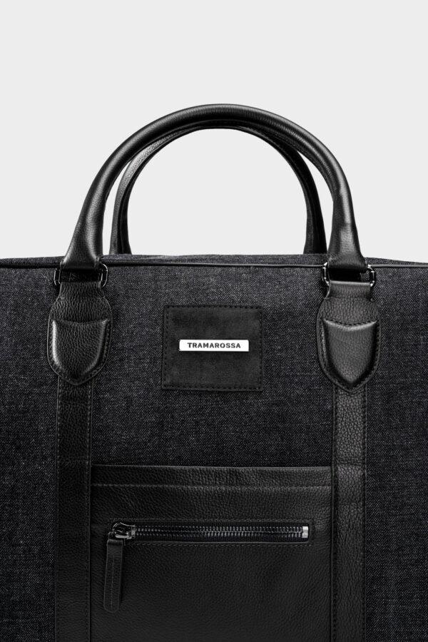 Sartoria Tramarossa MILANO – Borsa Bowling – Black Duty-free