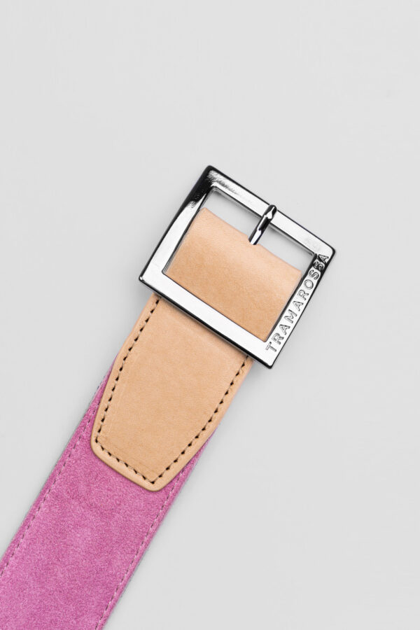 Sartoria Tramarossa CINTURA COLOR ROSA IN SUEDE Italy