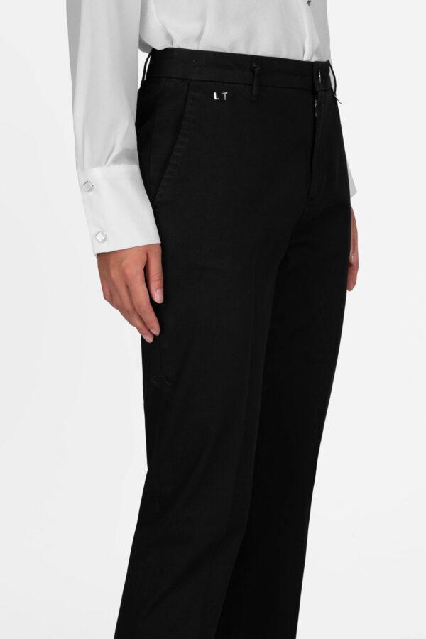 Sartoria Tramarossa PANTALONE ADELE SLIM IN DENIM NERO Italia
