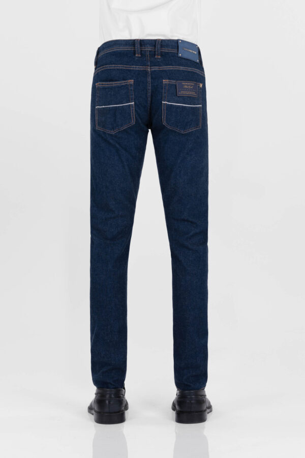 Sartoria Tramarossa JEANS LEONARDO BUTTONS REGULAR BLUE GOLD IN DENIM BLU SCURO Fino Al -60%