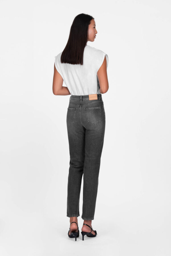 Sartoria Tramarossa JEANS MONICA MUM IN DENIM NERO Qualità