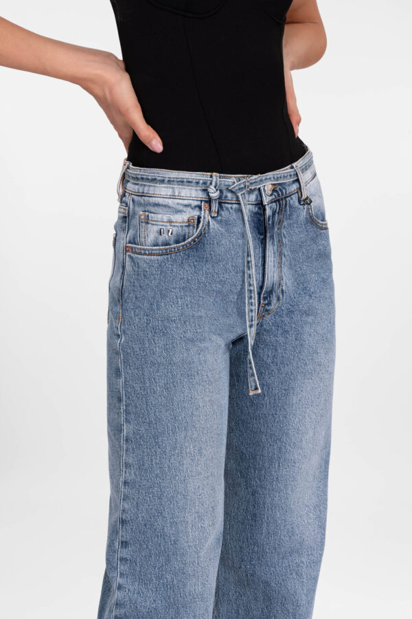 Sartoria Tramarossa JEANS HOLLYWOOD BARREL IN DENIM BLU MEDIO Vendita