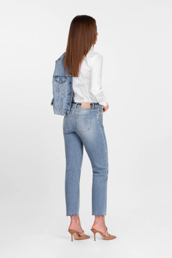 Sartoria Tramarossa JEANS AMERICA SLIM IN DENIM BLU MEDIO Promozione