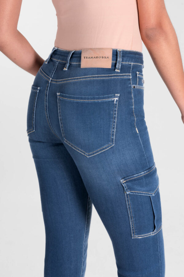Sartoria Tramarossa ISABEL SKINNY BLU MEDIO Consegna Veloce