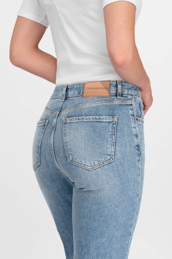 Sartoria Tramarossa JEANS MONICA MUM IN DENIM BLU CHIARO Shopping Online