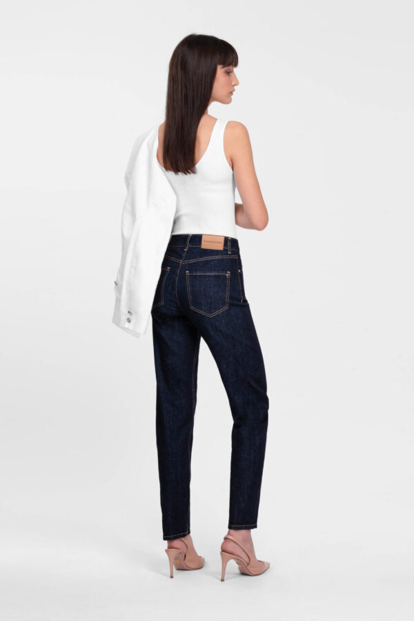 Sartoria Tramarossa JEANS MONICA MUM IN DENIM BLU SCURO Duty-free