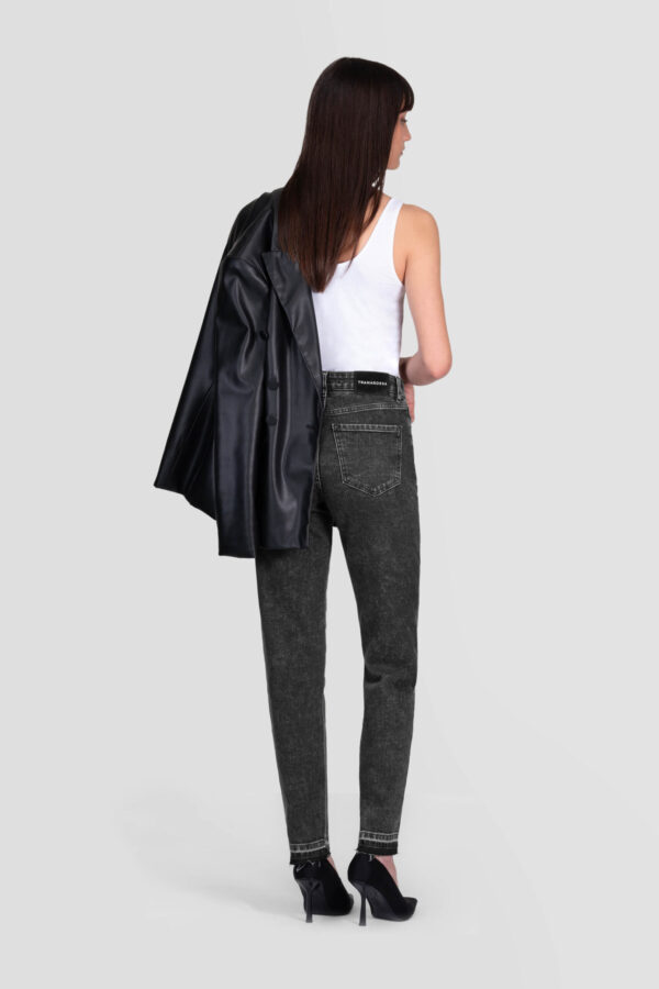 Sartoria Tramarossa JEANS MONICA MUM IN DENIM NERO Prezzo Ridotto