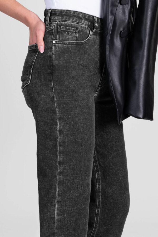 Sartoria Tramarossa JEANS MONICA MUM IN DENIM NERO Prezzo Ridotto