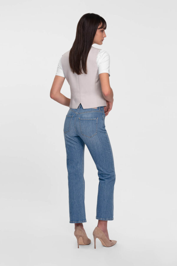 Sartoria Tramarossa JEANS MONICA FLARE CUT FLARE IN DENIM BLU MEDIO Sottocosto