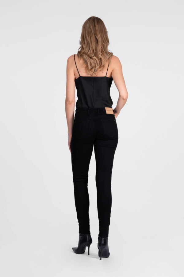 Sartoria Tramarossa PANTALONE BIANCA SLIM SKINNY IN DENIM STRETCH NERO Saldi