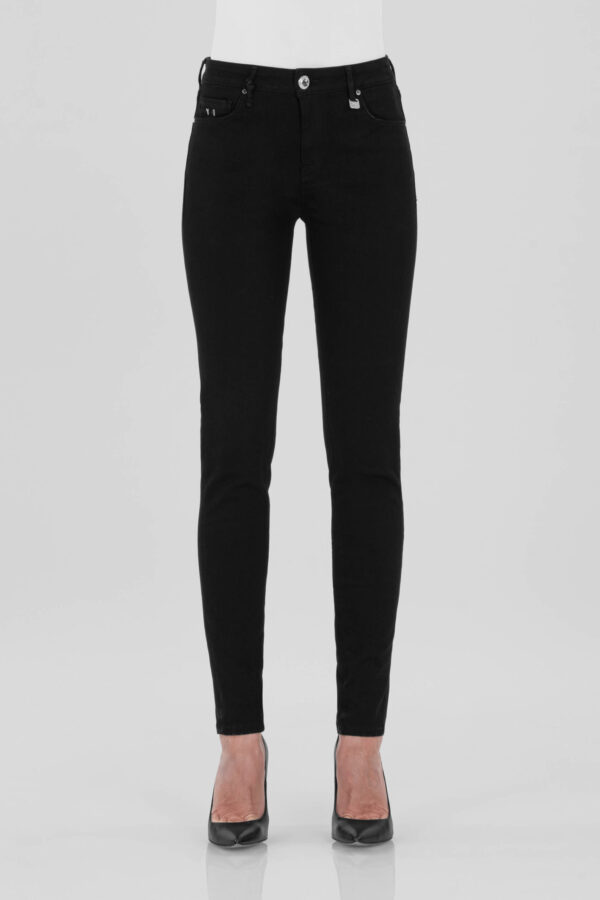 Sartoria Tramarossa PANTALONE BIANCA SLIM SKINNY IN DENIM STRETCH NERO Saldi