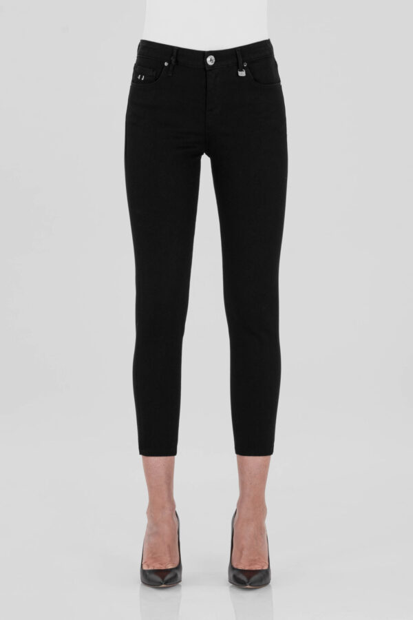 Sartoria Tramarossa JEANS BIANCA CAPRI SKINNY IN DENIM STRETCH NERO Vendita Economica