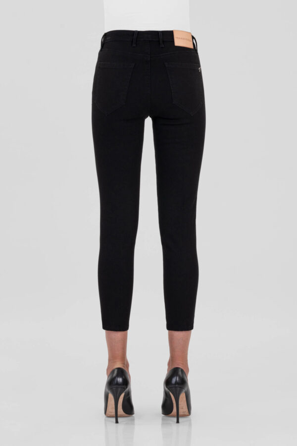 Sartoria Tramarossa JEANS BIANCA CAPRI SKINNY IN DENIM STRETCH NERO Vendita Economica