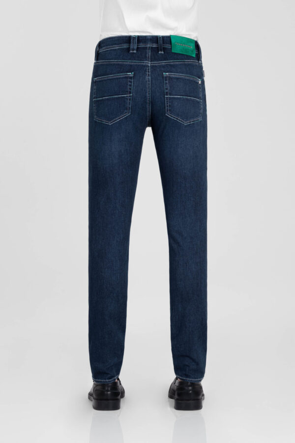 Sartoria Tramarossa JEANS MICHELANGELO ZIP SS SLIM IN DENIM STRETCH BLU SCURO Moda