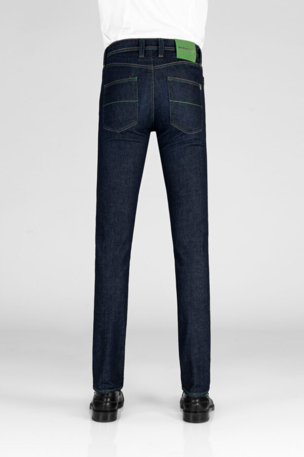 Sartoria Tramarossa JEANS LEONARDO BUTTONS REGULAR IN DENIM BLU SCURO Italy