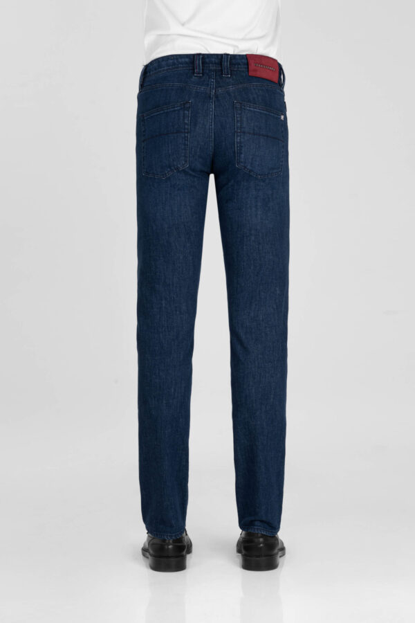 Sartoria Tramarossa JEANS LEONARDO BUTTONS REGULAR IN DENIM BLU MEDIO Online