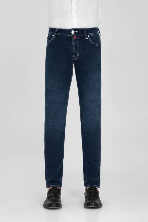 Sartoria Tramarossa JEANS MICHELANGELO ZIP SS REGULAR IN DENIM STRETCH BLU SCURO Hotsell