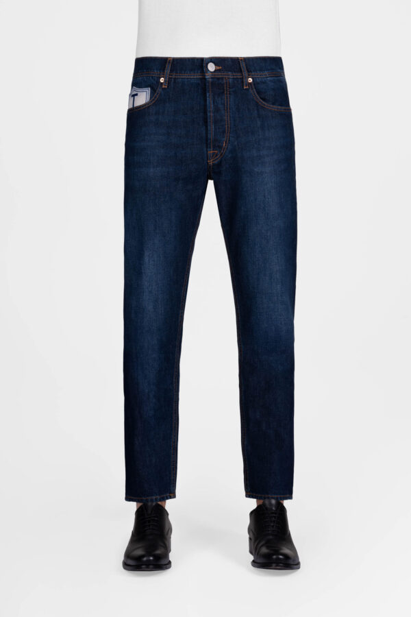 Sartoria Tramarossa JEANS T-RED T3 LOOSE IN DENIM BLU SCURO 2025
