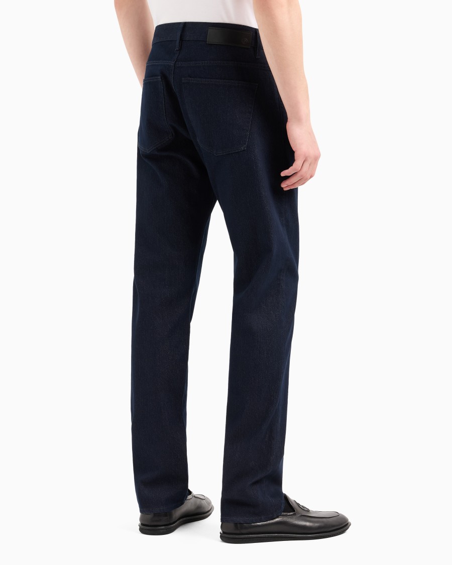 The world of armani PANTALONE 5 TASCHE REGULAR FIT IN COTONE STRETCH Promozione Limitata