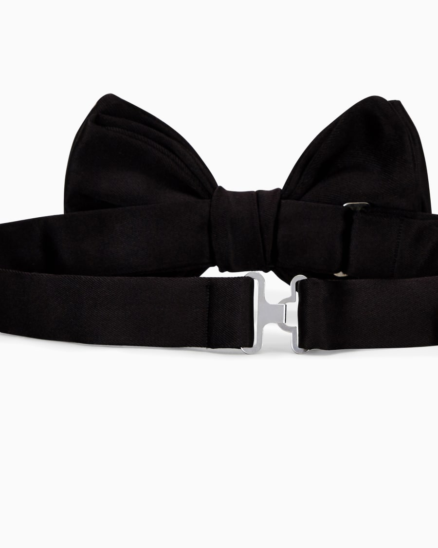 The world of armani PAPILLON ANNODATO IN PURA SETA Fino al 50% di sconto