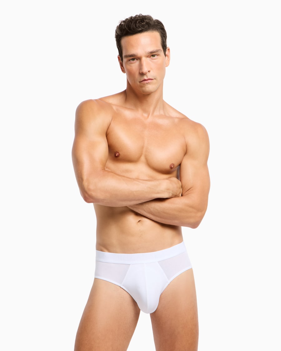 The world of armani PACK TRE SLIP IN JERSEY STRETCH Offerta