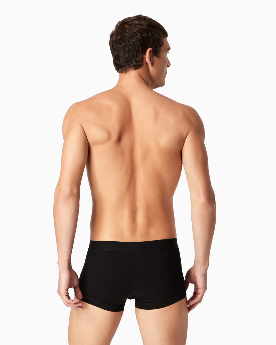 The world of armani PACK DUE BOXER IN COTONE ELASTICIZZATO In Vendita
