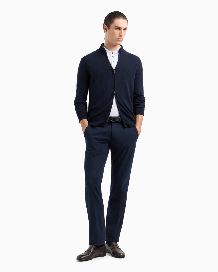 The world of armani POLO IN PIQUET DI COTONE FILO DI SCOZIA Italy