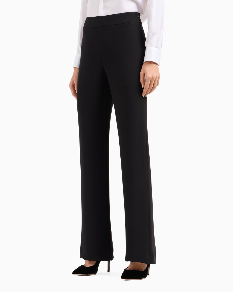 The world of armani PANTALONI AMPI IN SETA Promozione