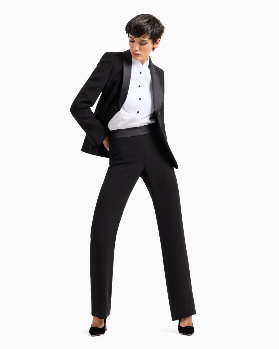 The world of armani TUXEDO IN CREPE DI PURA SETA Spedizione Gratuita